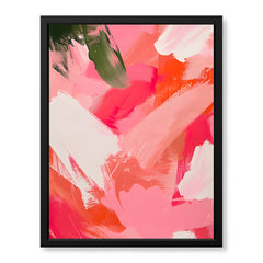 Abstract Red & Orange Paint Stroke Digital Artwork | Abstract Fashion Artwork #00557