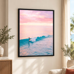 Beautiful Sunset View From A Beach | Abstract Nature Artwork #00582