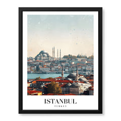 Istanbul City Turkey | Abstract Travel Artwork #00601