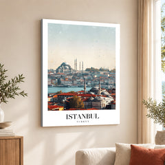 Istanbul City Turkey | Abstract Travel Artwork #00601