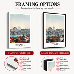 Istanbul City Turkey | Abstract Travel Artwork #00601