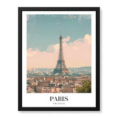 Paris City France | Abstract Travel Artwork #00607