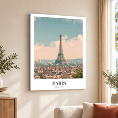 Paris City France | Abstract Travel Artwork #00607