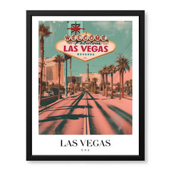 Las Vegas City USA | Abstract Travel Artwork #00612