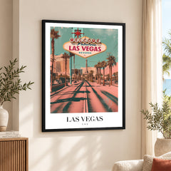 Las Vegas City USA | Abstract Travel Artwork #00612