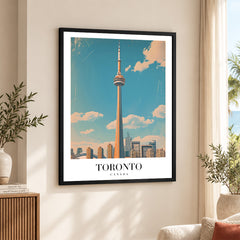 Toronto City Canada | Abstract Travel Artwork #00622