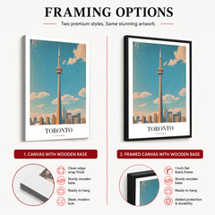 Toronto City Canada | Abstract Travel Artwork #00622