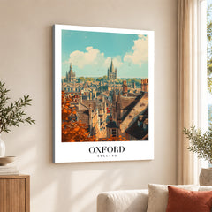 Oxford City England | Abstract Travel Artwork #00628