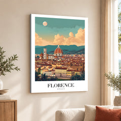 Florence City Italy | Abstract Travel Artwork #00631