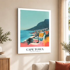 Cape Town City South Africa | Abstract Travel Artwork #00645