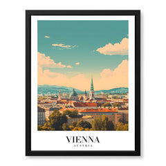 Vienna City Austria | Abstract Travel Artwork #00654