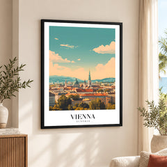 Vienna City Austria | Abstract Travel Artwork #00654