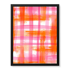 Abstract Pink & Orange Artwork | Abstract Fashion Artwork #00661