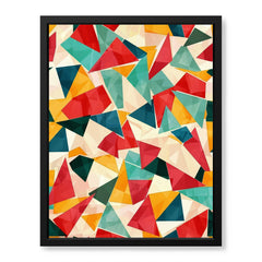 Abstract Colorful Pattern Artwork With Beige Background | Abstract Fashion Artwork #00708