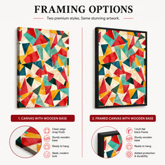 Abstract Colorful Pattern Artwork With Beige Background | Abstract Fashion Artwork #00708