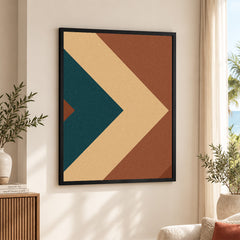 Blue Brown & Beige Abstract Pattern Artwork | Abstract Fashion Artwork #00713