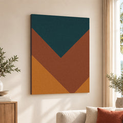 Blue Brown & Orange Abstract Pattern Artwork | Abstract Fashion Artwork #00714