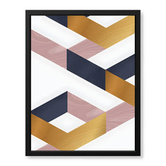 Colorful Geometric Shapes Abstract Design | Abstract Office Artwork #0099