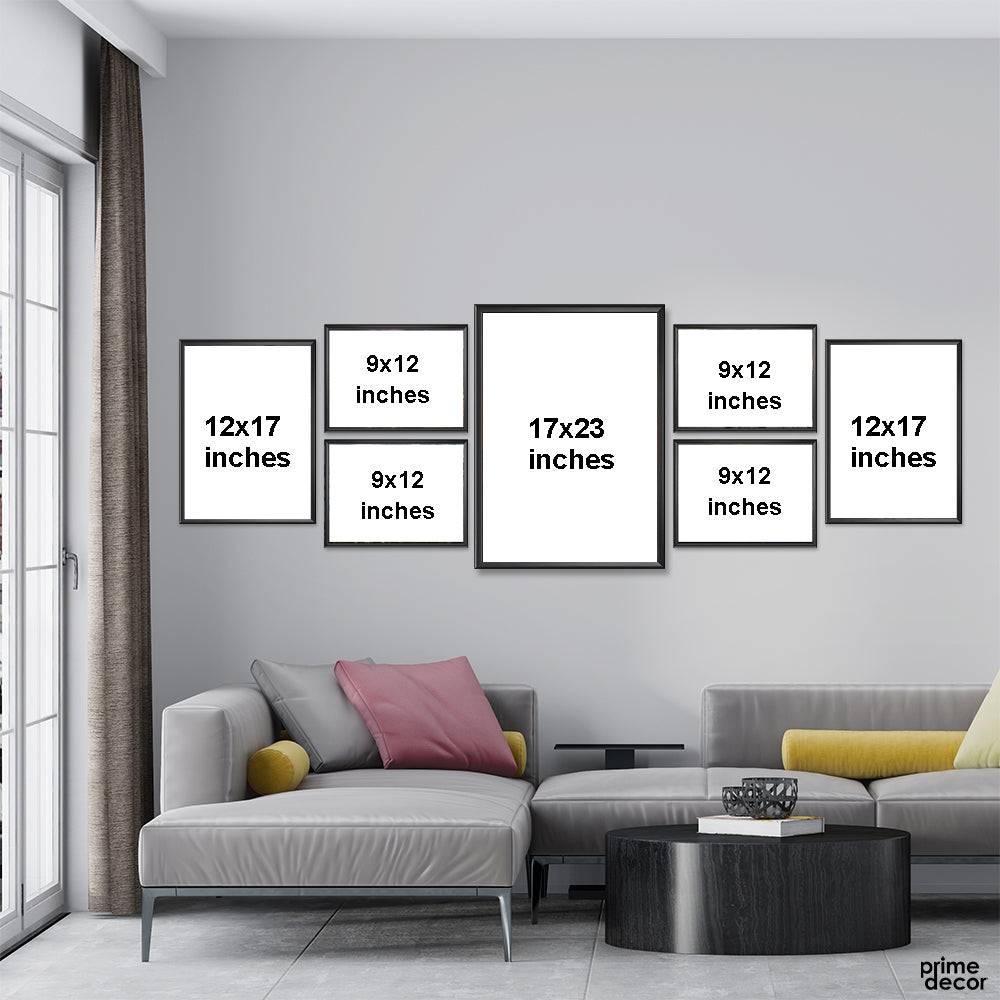 Aesthetic Nature Photography (7 Panel) Nature Wall Art - Prime Décor