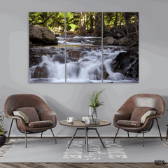 Aesthetic Water Reflections (3 Panel) Nature Wall Art - Prime Décor