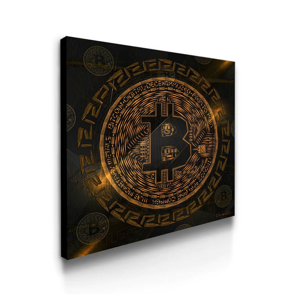 Bitcoin Square Art - Prime Décor