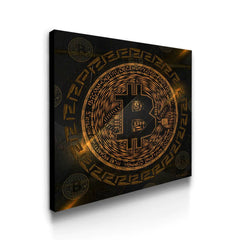 Bitcoin Square Art - Prime Décor