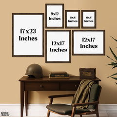 Vintage Style Posters Collection Pakistan Army 2025 (6 Panel) Complete Wall Art Setup