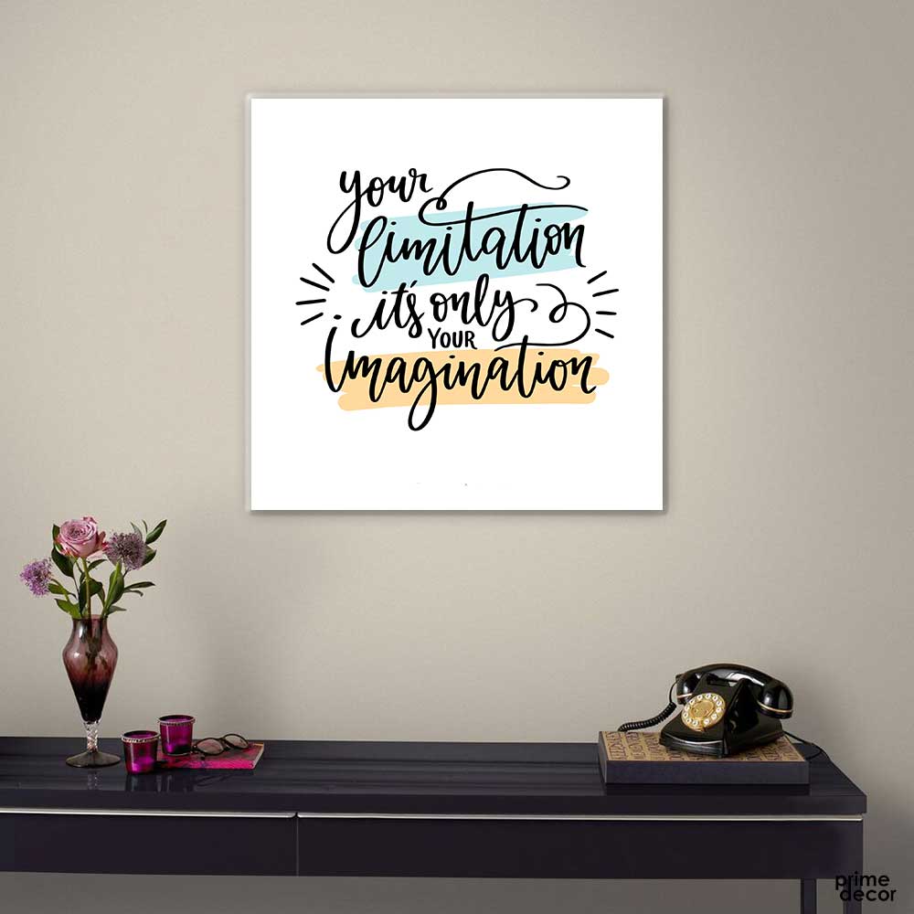 Your Imagination (Square Panel) Motivational Wall Art - Prime Décor