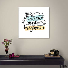 Your Imagination (Square Panel) Motivational Wall Art - Prime Décor