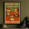 From Rumi To Iqbal - A Shared Legacy | Iran War 2025 | Army Poster Wall Art