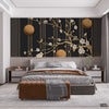 Golden Tree Leaves |  Floral Wallpaper Mural