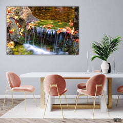Beautiful Waterfall Nature (Single Panel) | Nature Wall Art - Prime Décor