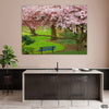 Bench Under Cherry Blossom (Single Panel) | Nature Wall Art On Sale