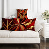 Mystic Marble Series - Maroon (Set of 4) | Abstract Cushion #275