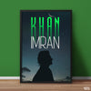 Imran Khan Silhouette | Celebrity Wall Art