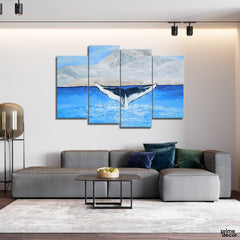 The Blue Hump (4 Panel) Cars Wall Art - Prime Décor