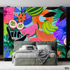 Funky Tropical Beach Style Fruits | Floral Wallpaper Mural