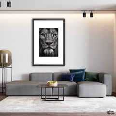 The King Black Art | Animal Poster Wall Art - Prime Décor