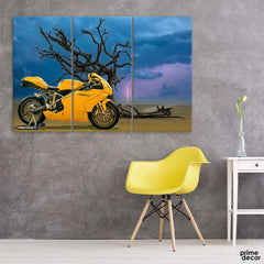 Ducati 999 (3 Panels) | Bike Wall Art - Prime Décor
