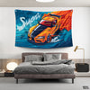 The Legend of Speed Supra  | Car Tapestry On Sale