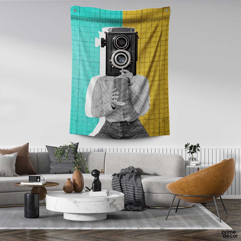 Beautiful Vintage Collage Composition  | Fashion Tapestry - Prime Décor