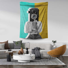 Beautiful Vintage Collage Composition  | Fashion Tapestry - Prime Décor