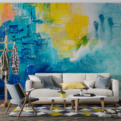 Closeup Oil Paint | Abstract Wallpaper Mural
