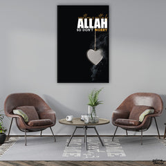 Everything is written by Allah (Single Panel) Islamic Wall Art - Prime Décor