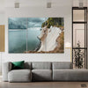 Forest Near Calm Body of Water (3 Panel) Nature Wall Art
