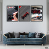 Formula 1 Racing Cars (3 Panel) Cars Wall Art