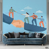 Team Supporting Each Other Teamwork | Office Wallpaper Mural