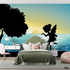 Fairy Character with Nature | Kids Wallpaper Mural