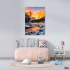 Rocky Mountains Sunset | Nature Poster Wall Art