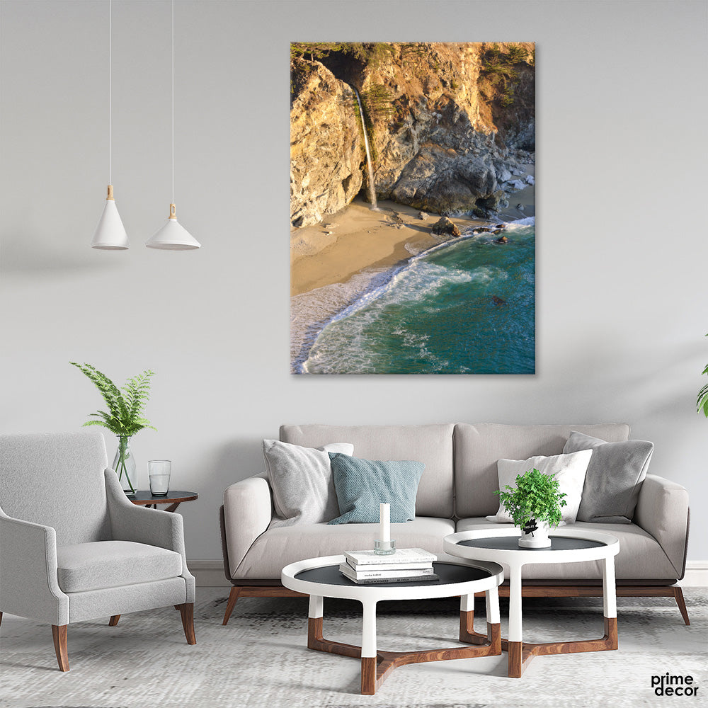 McWay Falls (Single Panel) Nature Wall Art - Prime Décor